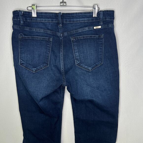 Kancan Women's Boot Cut Mid Rise Dark Wash Stretch Denim Size 15/31 - Picture 7 of 12